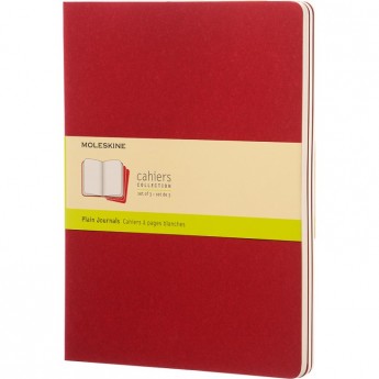 Блокнот MOLESKINE CAHIER JOURNAL XLARGE, нелинованный, клюквенный Блокнот MOLESKINE CAHIER JOURNAL XLARGE, нелинованный, клюквенный