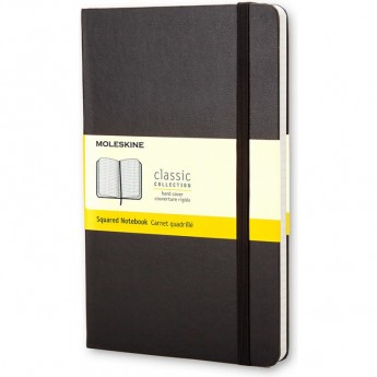 Блокнот MOLESKINE CLASSIC POCKET, клетка, черный Блокнот MOLESKINE CLASSIC POCKET, клетка, черный