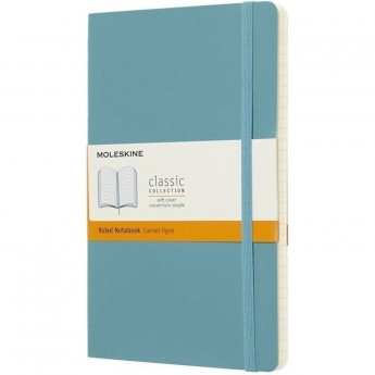 Блокнот MOLESKINE CLASSIC SOFT LARGE, нелинованный, голубой Блокнот MOLESKINE CLASSIC SOFT LARGE, нелинованный, голубой