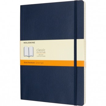 Блокнот MOLESKINE CLASSIC SOFT XLARGE, линейка, синий сапфир Блокнот MOLESKINE CLASSIC SOFT XLARGE, линейка, синий сапфир