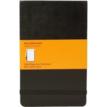 Блокнот MOLESKINE REPORTER POCKET, линейка, черный Блокнот MOLESKINE REPORTER POCKET, линейка, черный